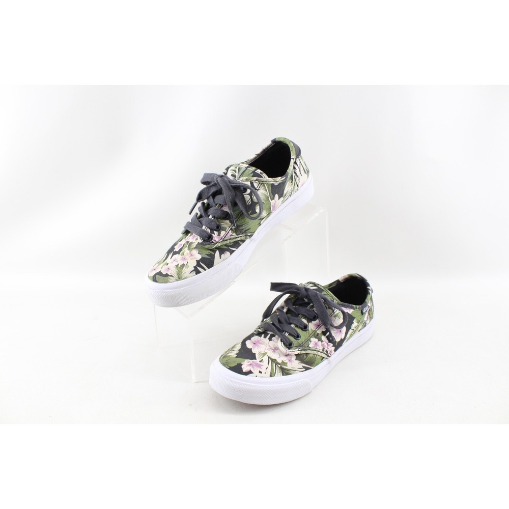Vans UltraCush Women's 8 US Tropical Hawaiian Floral Print Lace Up Canvas Shoes - Picture 2 of 9